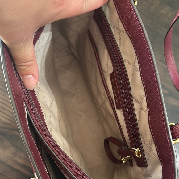 Michael Kors Red Voyager Tote